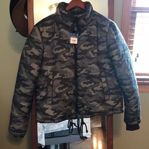 NWT Camo Puffer Jacket